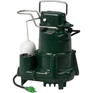 Zoeller M98 .5 HP Cast Ironb housing with LED Plug Submersible Sump Pump
